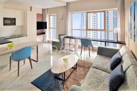 شقة 1 غرفة نوم للايجار في وسط مدينة دبي، دبي - شقة في فندق وشقق موڤنبيك داون تاون دبي وسط مدينة دبي 1 غرف 150000 درهم - 6281302