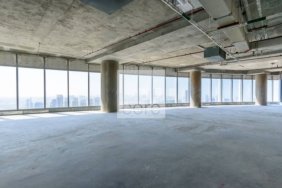 Half floor shell and core office