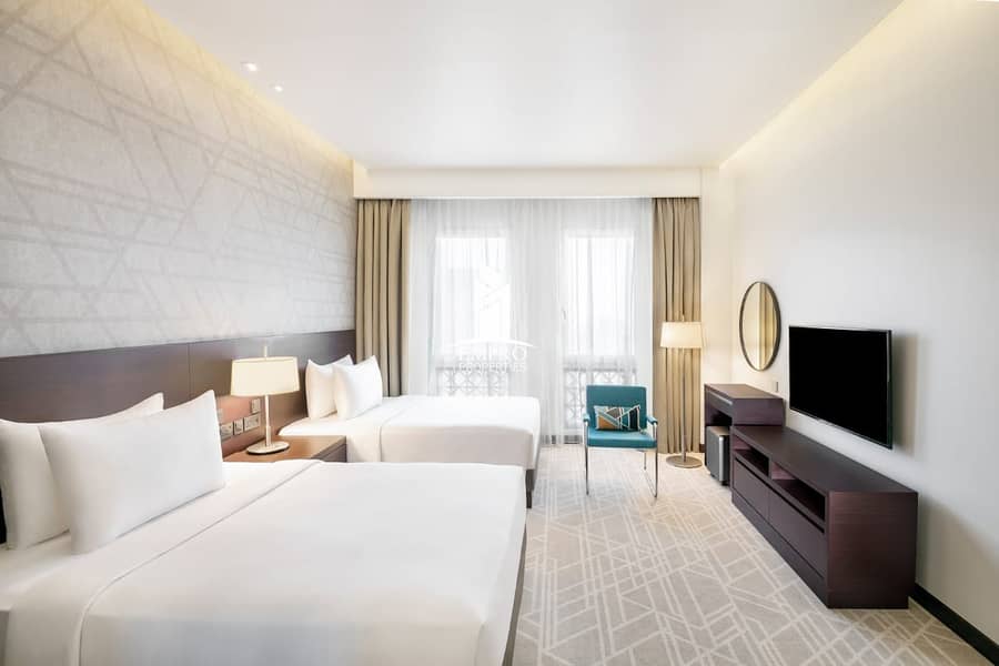 位于迪拉区，慕拉卡巴特，迪拜艾尔里加凯悦酒店 2 卧室的酒店式公寓 130000 AED - 5082683