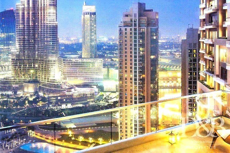 位于迪拜市中心，歌剧院区，第一幕塔楼｜第二幕塔楼 2 卧室的公寓 3900000 AED - 4971544