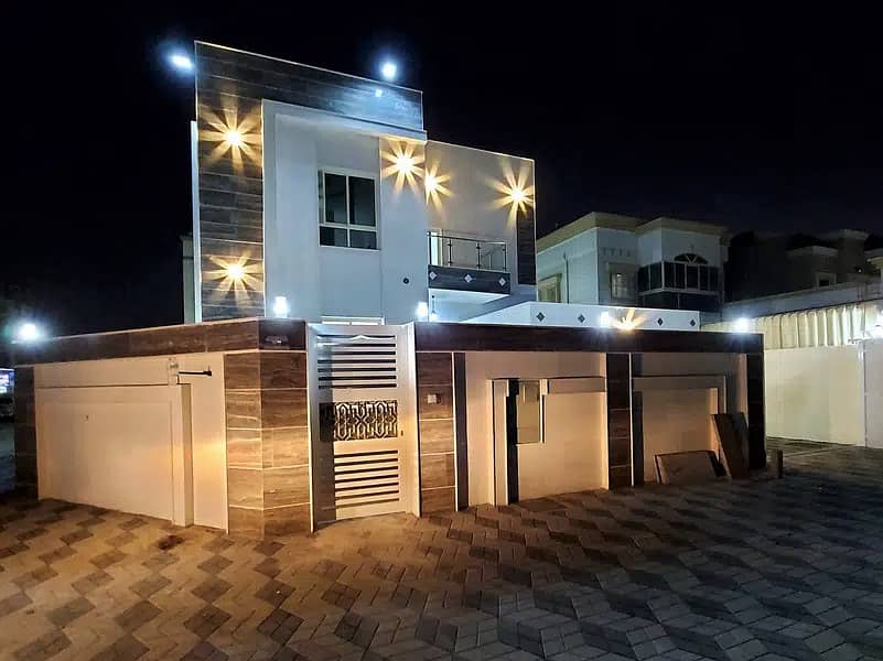 For sale villa, modern design, on the corner of two streets, directly from the mosque, freehold for all nationalities, without down payment