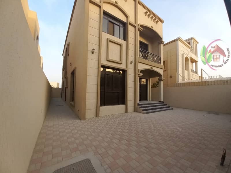 Without down payment, own a new villa in Ajman, freehold for all nationalities, excellent location and personal finishing
