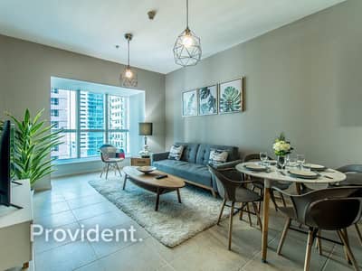 1 Bedroom Apartment for Rent in Dubai Marina, Dubai - Exclusive Fully Furnished|1BR|Vacant