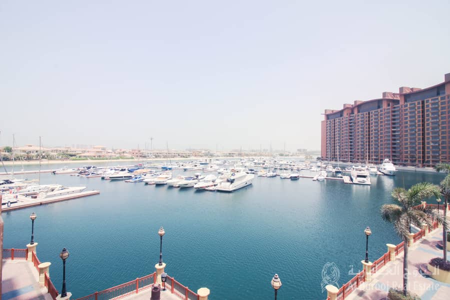 Sea View Two Bedroom + maid\'s room in marina residence for Sale