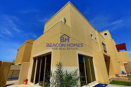 5 Bedroom Villa for Rent in Al Raha Gardens, Abu Dhabi - 5BHK VILLA FULLY  MODIFIED COVERED POOL