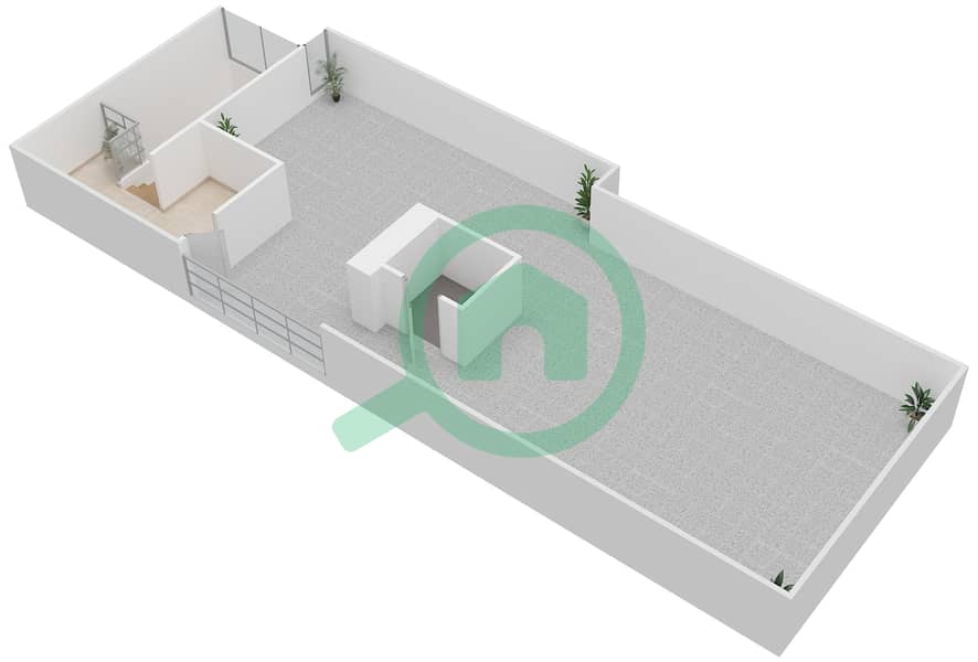 Jawaher Saadiyat - 5 Bedroom Villa Type OPTION B Floor plan Second Floor interactive3D