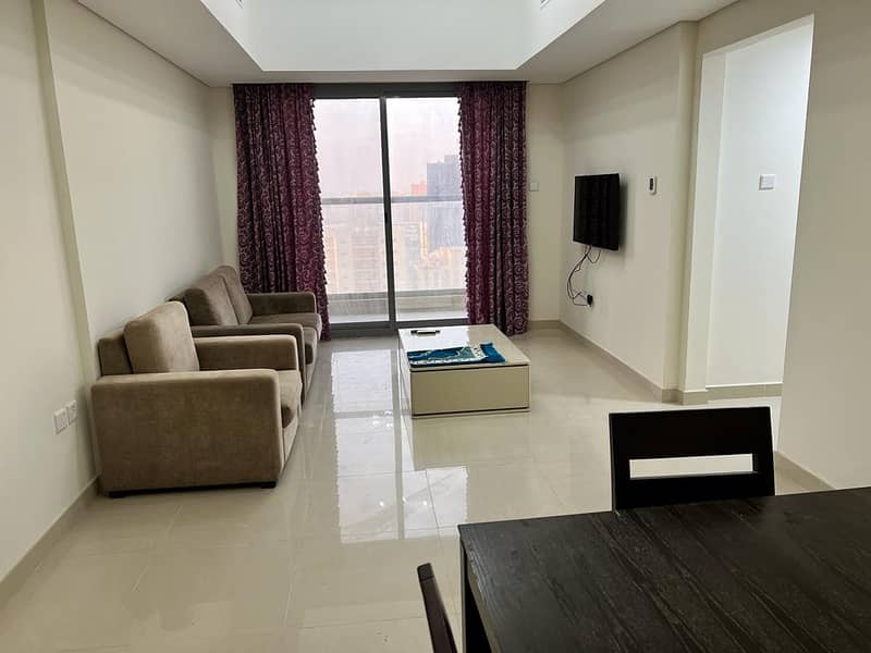 Brand New Furnished 2bhk for monthly rent now in Tower 1 numiyah Ajman