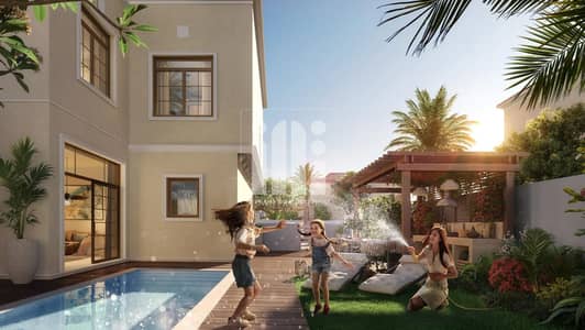 3 Bedroom Townhouse for Sale in Yas Island, Abu Dhabi - Perfectly Located Near Garden | Single Row Corner Unit