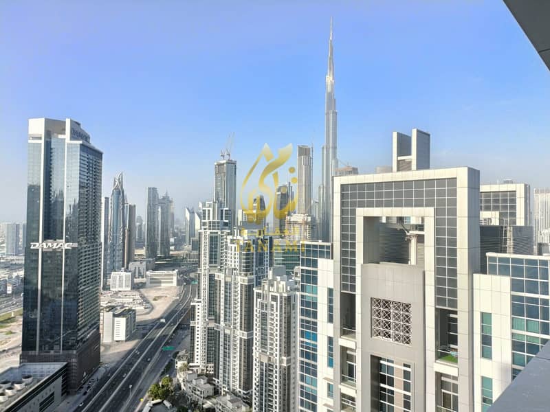 位于商业湾，行政塔楼，行政塔楼K座 4 卧室的顶楼公寓 425000 AED - 6197749