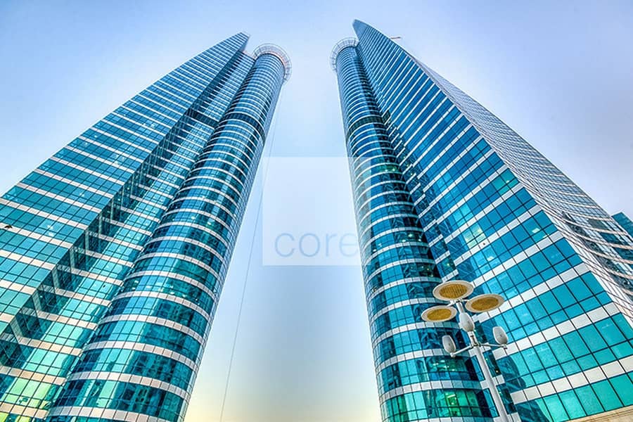 Shell and core office in Jumeirah Bay X2