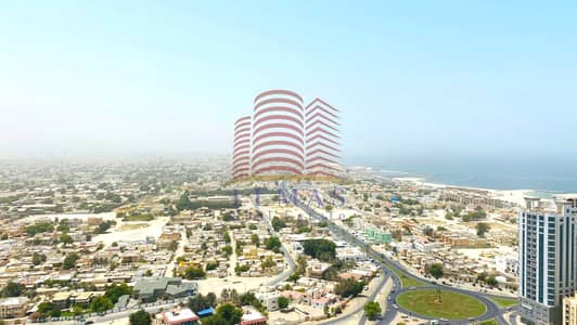 2 Bedroom Apartment for Rent in Al Sawan, Ajman - 2 bhk big size sea view and city view with parking for rent in ajman one tower