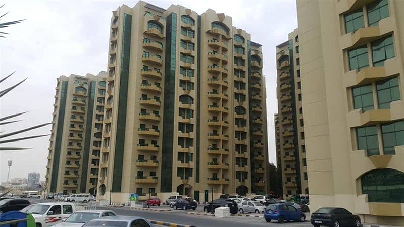 Rashidiya Tower: Big 1 Bed Hall 2 Washrooms in Downtown Ajman