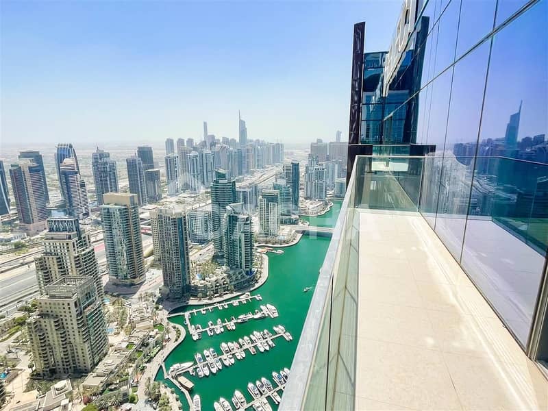 位于迪拜码头，滨海之门，滨海之门1号 4 卧室的顶楼公寓 12900000 AED - 6293817