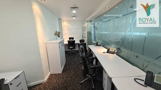 Office for Rent in Al Wahdah, Abu Dhabi - Highly serivced offices  starting AED. 4000/- Monthly | Flexible Layout | ADDC | Internet | Tawtheeq all provided