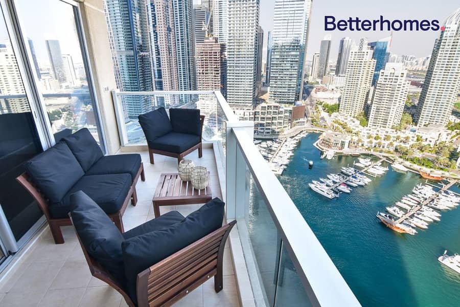 Rented | High floor | Full Marina View