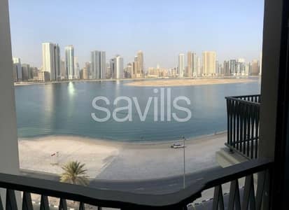 2 Bedroom Apartment for Rent in Al Khan, Sharjah - Brand new | Full sea view | High floor w/ balcony
