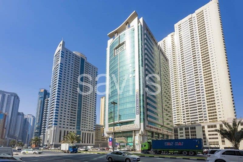 Semi-fitted|Chiller free offices for rent in Al Taawun