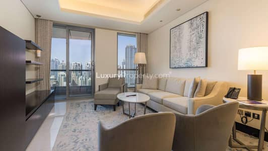 فلیٹ 1 غرفة نوم للايجار في وسط مدينة دبي، دبي - شقة في فندق العنوان وسط المدينة وسط مدينة دبي 1 غرف 260000 درهم - 6297905