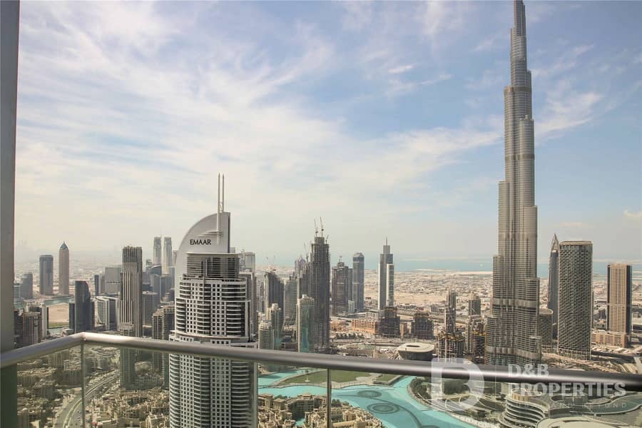 位于迪拜市中心，谦恭公寓喷泉景观综合体，谦恭喷泉景观1号大厦 4 卧室的顶楼公寓 15500000 AED - 5153479