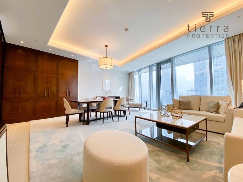 HIGH FLOOR | Burj Khalifa view| FULLY FURNISHED