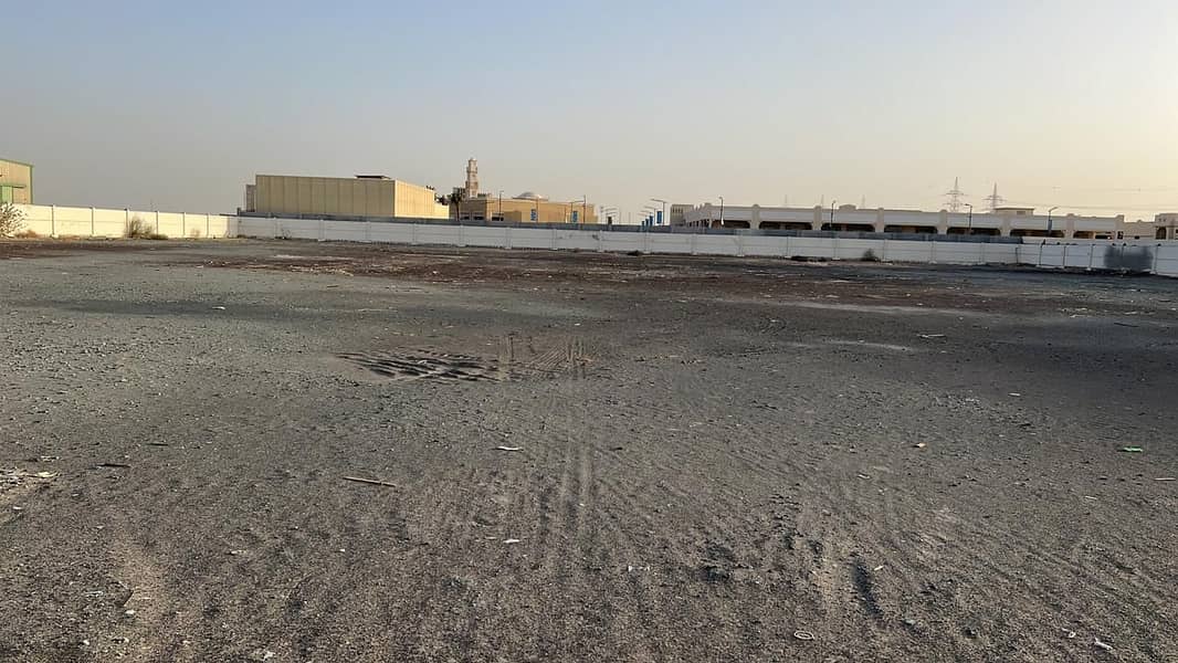 Industrial land for sale in Sajaa, a great location, with electricity