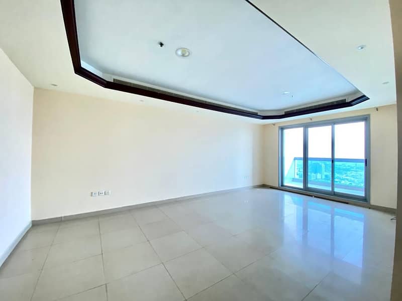 Amazing 1 bedroom with sea view and city view II Available for rent In Corniche Tower Ajman