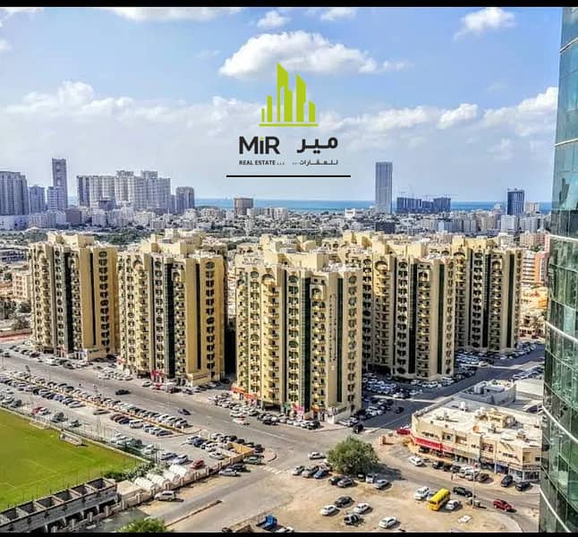 Al RASHIDYA TOWER!!SPACIOUS!  1 BHK IS AVAILABE FOR RENT , AED 19000/ AREA 1115  SQFT