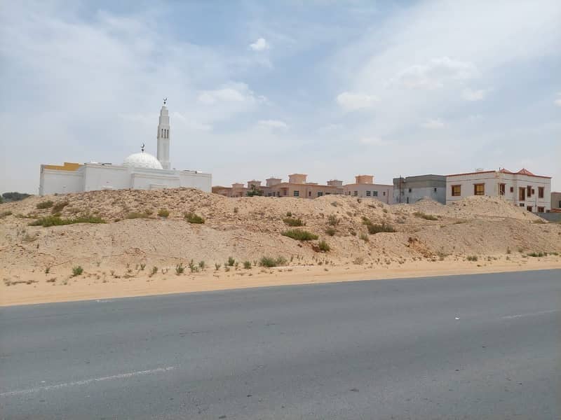 Land for sale, residential, commercial, very special location, land on four streets, al rawda 1, land area 13000 feet