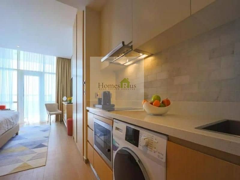 High floor | Large studio with balcony | Furnished