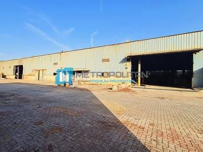 Factory for Rent in Al Quoz, Dubai - Steel Factory | Open Yard | 1250KW Electricity
