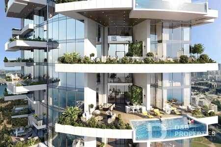2 Bedroom Penthouse for Sale in Dubai Media City, Dubai - Full Palm And Sea View | Penthouse | Resale