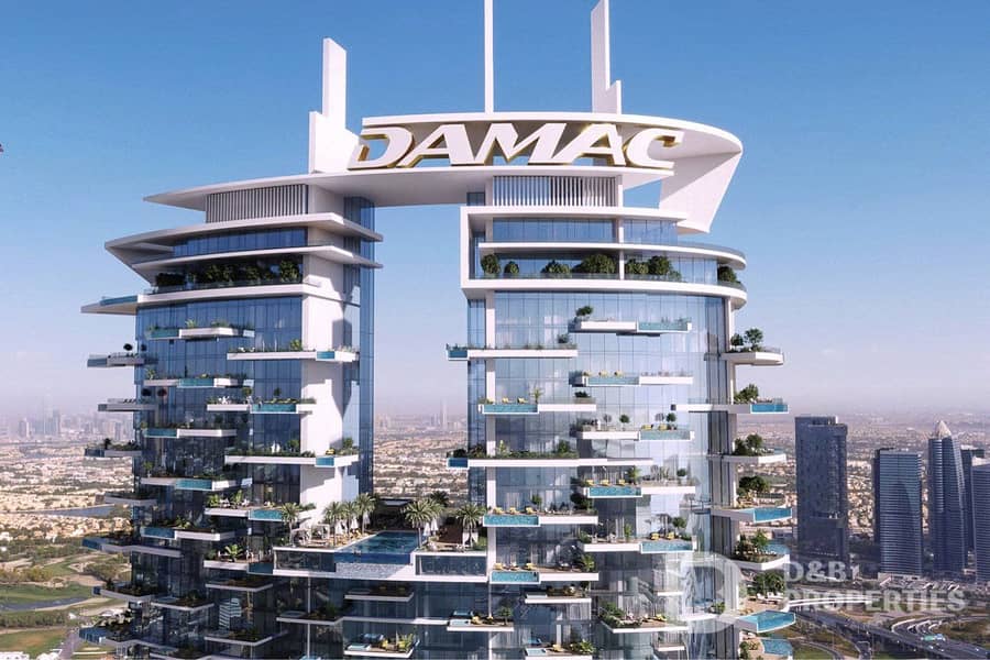 位于迪拜码头，卡瓦利大厦 3 卧室的顶楼公寓 13800000 AED - 6303500