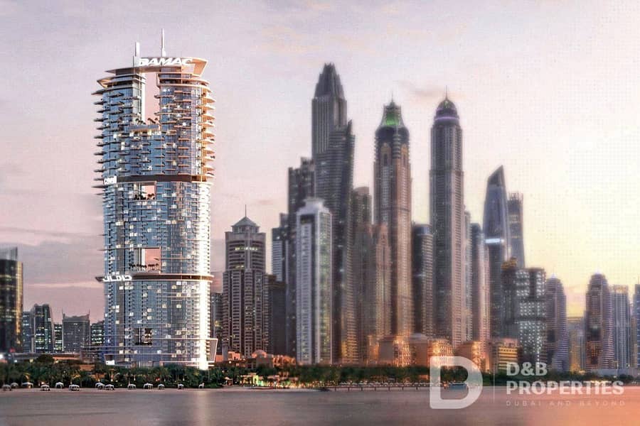 位于迪拜码头，卡瓦利大厦 4 卧室的顶楼公寓 17500000 AED - 6303875