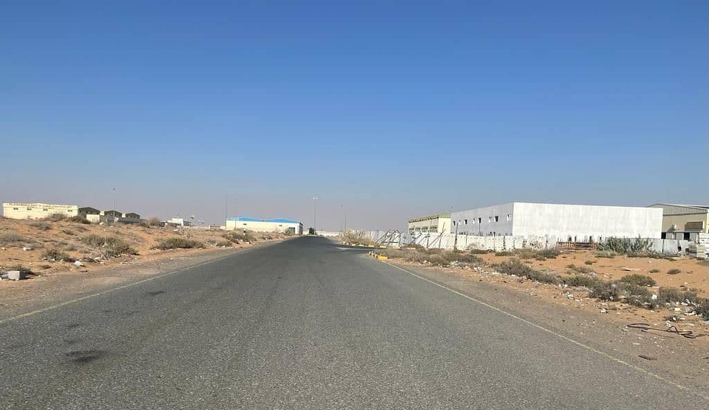 24210 sq ft CORNER industrial land in emirates modern industrial in emirates modern industrial Umm al quwain