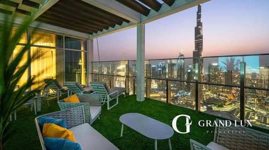 3 Bedroom Penthouse for Sale in Downtown Dubai, Dubai - Amazing Penthouse | Terrace | Burj Khalifa View
