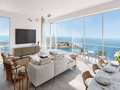 3 Bedroom Flat for Sale in Jumeirah Beach Residence (JBR), Dubai - Luxury| Full Sea view | Dubai Ain Palm View