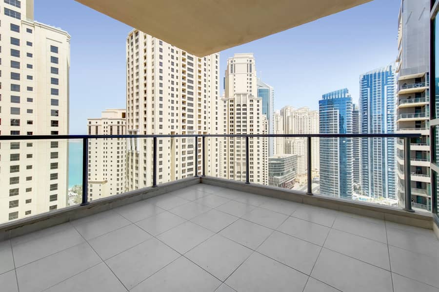 شقة في برج السحاب 2 السحاب دبي مارينا 2 غرف 2100000 درهم - 5531043