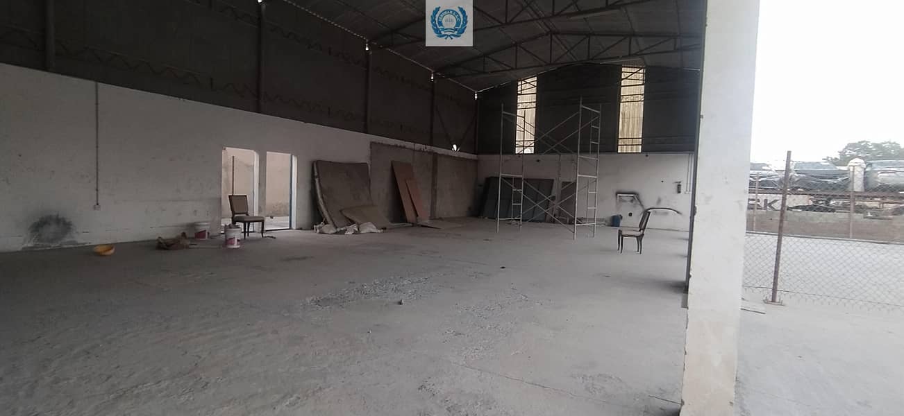 Yard With Ready Warehouse In Industrial  Area Four Sharjah