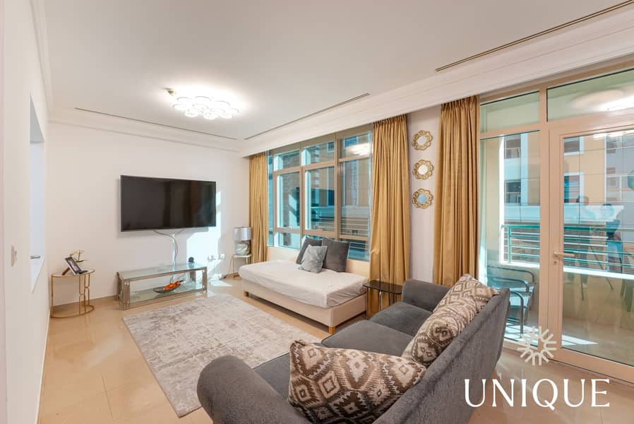 Large Furnished Unit | High Floor | Marina View