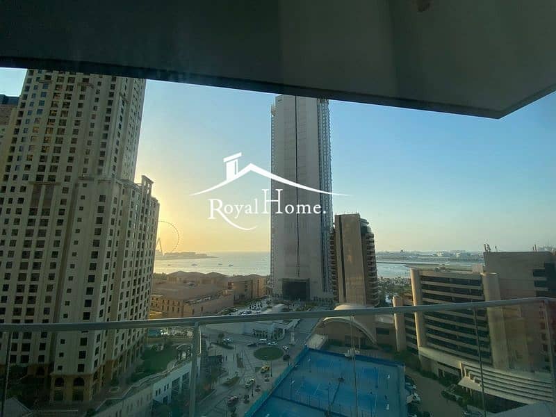 位于迪拜码头，三叉戟豪华公寓 2 卧室的公寓 2800000 AED - 5489053