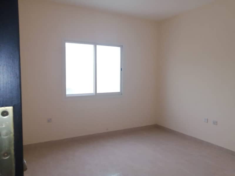For annual rent, two rooms and a hall, 2 bathrooms, central air conditioning, balcony, the first inhabitant