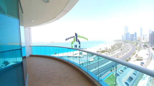 4 Bedroom Flat for Rent in Corniche Road, Abu Dhabi - 0% COMMISSION | Sea View | Spacious 4BHK