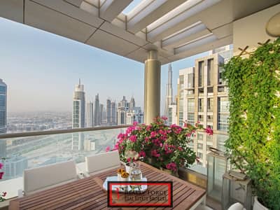 4 Bedroom Penthouse for Sale in Business Bay, Dubai - FULLY UPGRADED DUPLEX | PRIVATE POOL| BURJ VIEW
