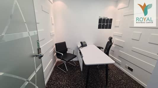 Office for Rent in Al Wahdah, Abu Dhabi - All Inclusive Fully furnished-fitted office starting AED. 1500/- Monthly | Water and Electricity | Internet  | Tawtheeq