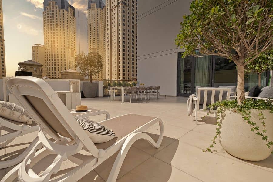 Study & Terrace - Fully Upgraded - JBR View