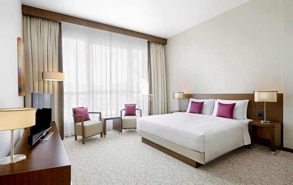 位于迪拉区，慕拉卡巴特，迪拜艾尔里加凯悦酒店 1 卧室的酒店式公寓 115000 AED - 5079487