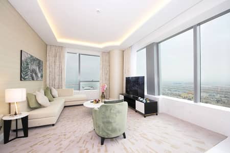 1 Bedroom Flat for Rent in Palm Jumeirah, Dubai - The Palm Tower, St. Regis Residences, Full Palm & Marina View