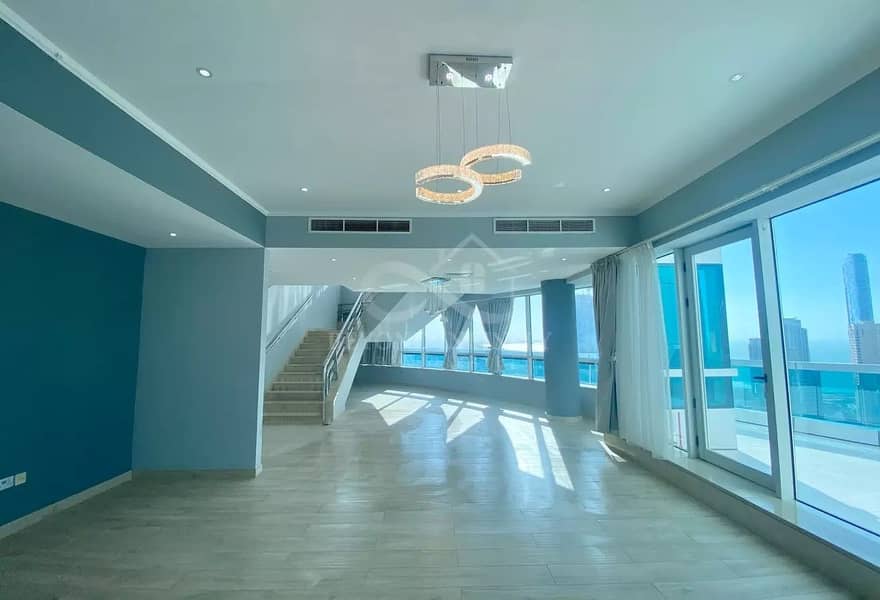 位于迪拜码头，地平线大厦 4 卧室的顶楼公寓 3800000 AED - 6315096