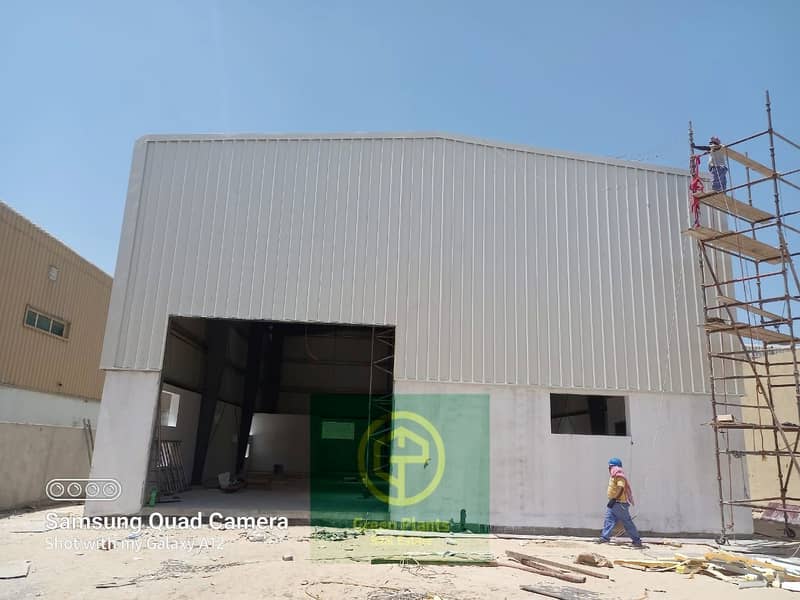 Jebel Ali Industrial Area 10,000 Sq. Ft plot area with built-in 3,000 Sq. Ft warehouse.