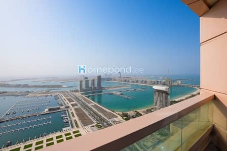 3 Bedroom Apartment for Rent in Dubai Marina, Dubai - Phenomenal | Sea View | Service Apartment  | Marina Harbour
